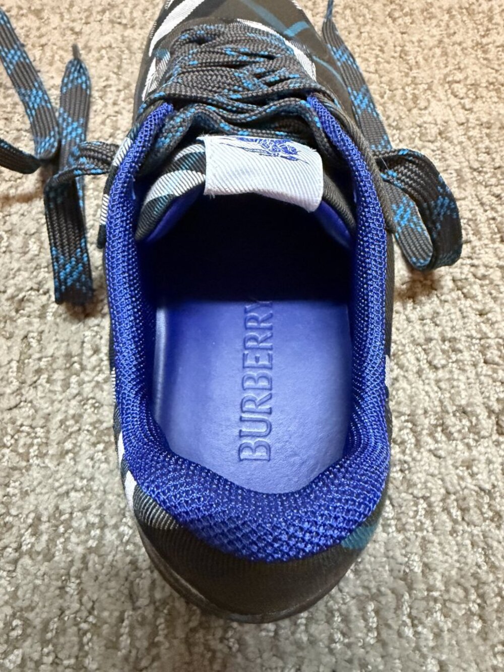 Burberry - Check Terrace Sneakers - Men's Size 44.5 - Picture 7 of 15